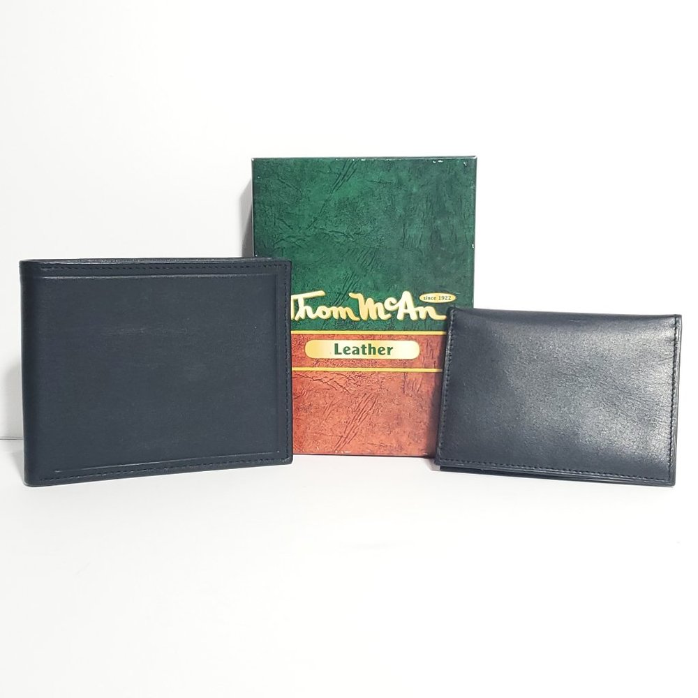 Thom McAn Vintage Leather Bi-fold Wallet NIB
